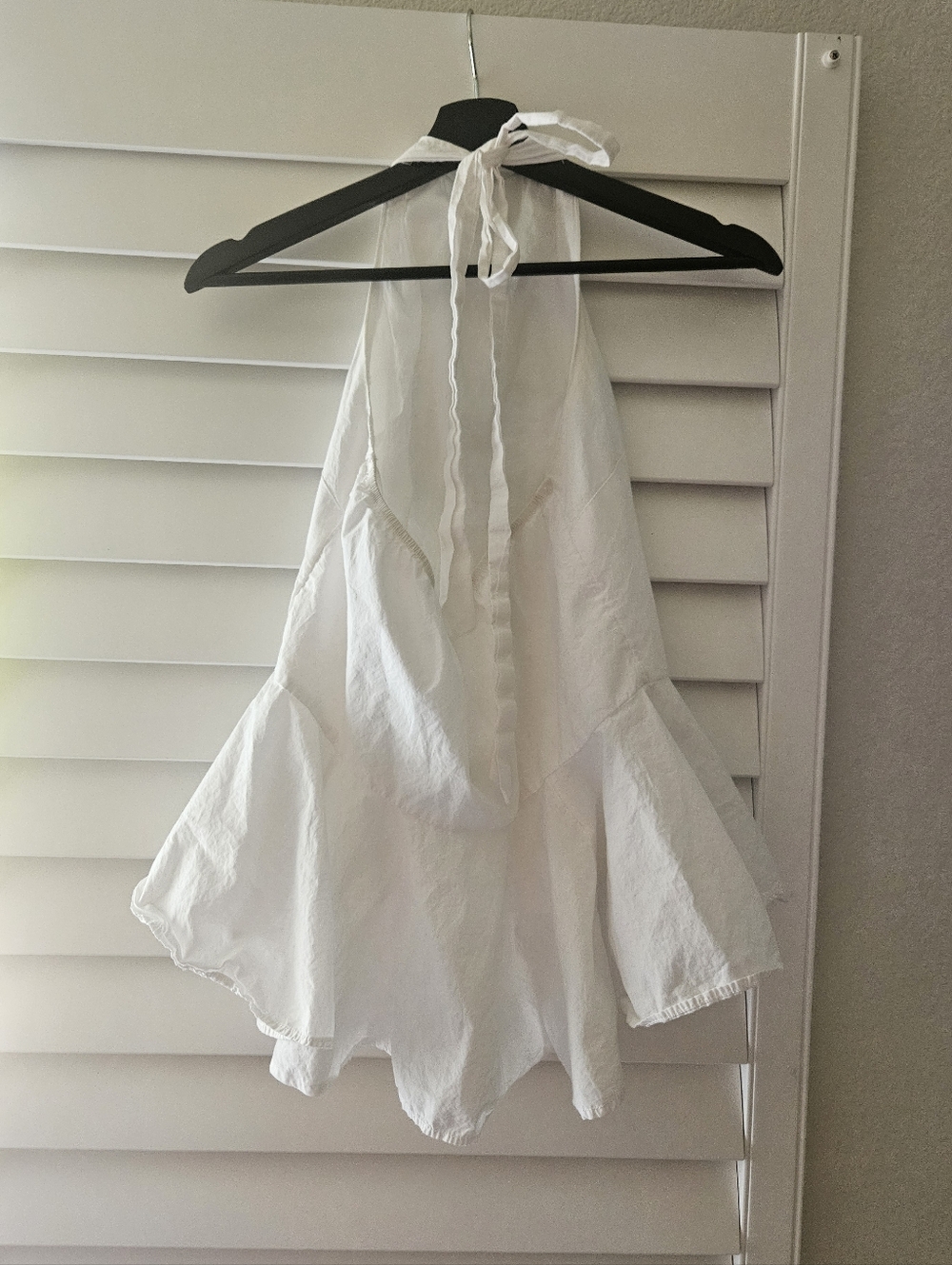Free People Frilly Ruffle Tunic Halter Top - Picture 3 of 8